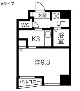 ル・シャンパーニュ【301号室】の間取り