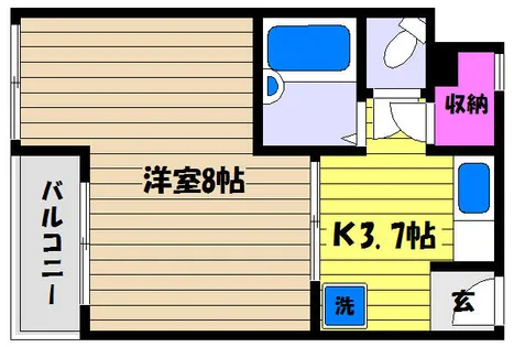 兵庫県神戸市東灘区魚崎北町2丁目【マンション】の間取り