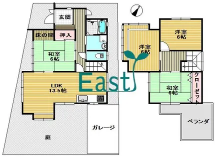 京都府京都市山科区勧修寺福岡町【一戸建】の外観