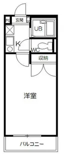 パレス名四十一屋Ⅰ【203号室】の間取り