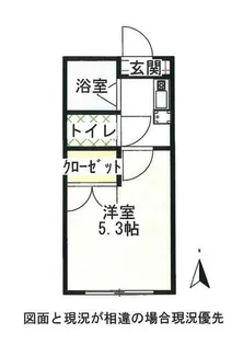 SUNハイツ【202号室】の間取り