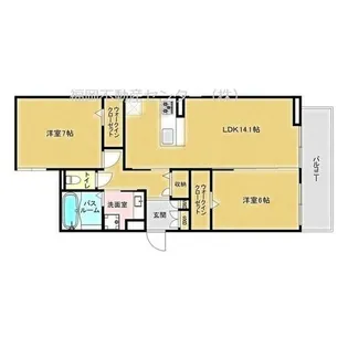 福岡県福岡市博多区那珂5丁目【アパート】の間取り