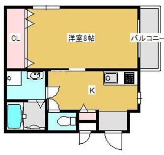 GOODY【201号室】の間取り