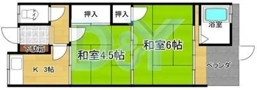 京都府京都市伏見区向島中島町【一戸建】の間取り
