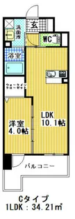 プランドール【5階】の間取り