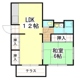 兵庫県尼崎市武庫之荘7丁目【マンション】の間取り