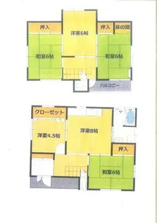兵庫県神戸市西区王塚台5丁目【一戸建】の間取り