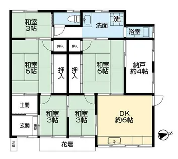 大阪府堺市堺区石津町1丁【一戸建】の間取り