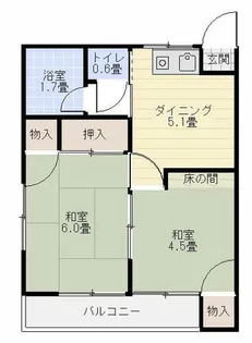 浅平AP【203号室】の間取り