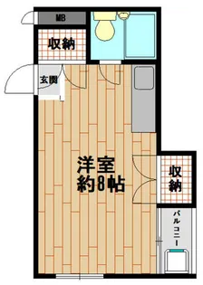 アーバンアサオ【2階】の間取り