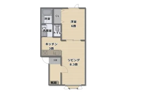 WITHLIFEⅠ【1階】の間取り