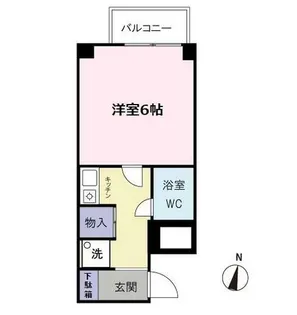 ランブラス芦屋【3階】の間取り