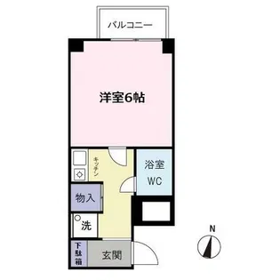 ランブラス芦屋【3階】の間取り