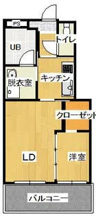 セフティワン【405号室】の間取り