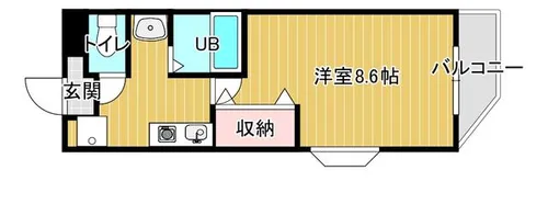 ハイツクローバーⅡ【3階】の間取り