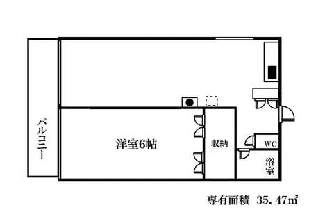 第二難波マンション【4階】の間取り