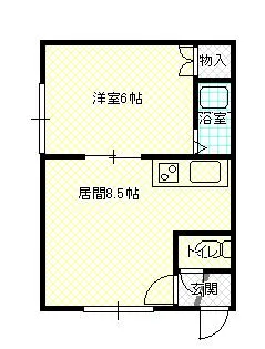 プリシア恵南【A号室】の間取り