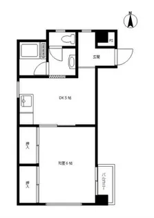 栄生タウンハイツ【2階】の間取り