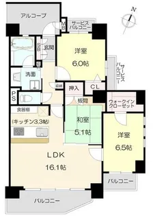 ワコーレ神戸上祇園【2階】の間取り