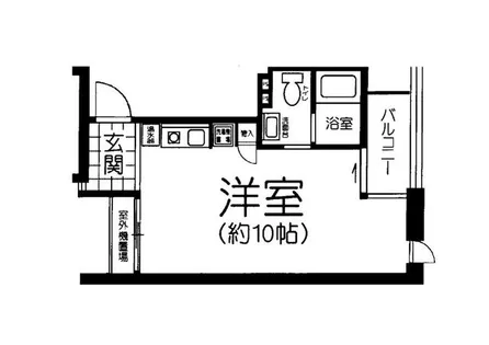 大阪府大阪市中央区大手通1丁目【マンション】の間取り