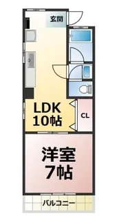 高見かえでビル【301号室】の間取り