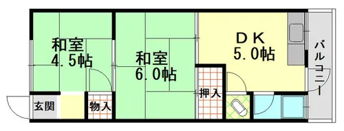 兵庫県神戸市中央区中島通4丁目【マンション】の間取り