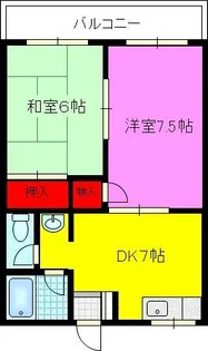 エトワールSEIWA【104号室】の間取り