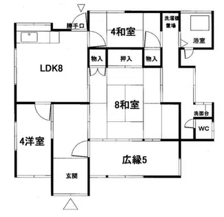 福岡県北九州市八幡西区香月中央1丁目【一戸建】の間取り