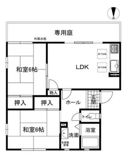 フレグランスハイツ【101号室】の間取り