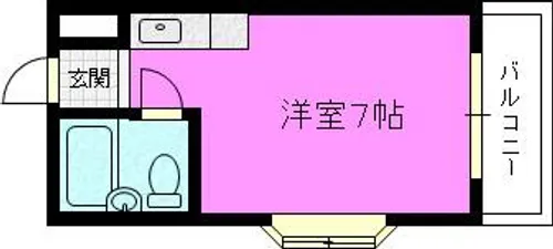 大阪府東大阪市鴻池町2丁目【マンション】の間取り