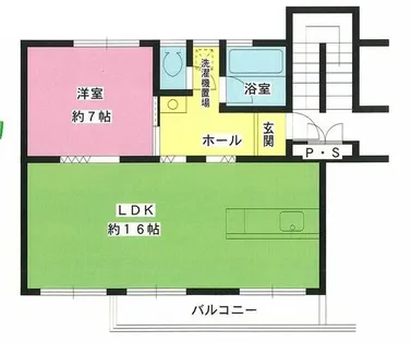 公団狭山住宅【5階】の間取り