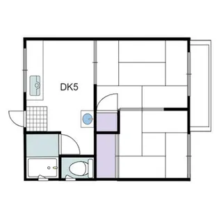 巽ハイツ【2階】の間取り