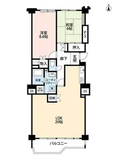 シーアイマンション本郷【5階】の間取り