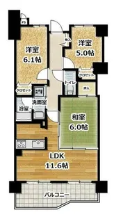 京都府京都市伏見区桃山町松平筑前【マンション】の間取り