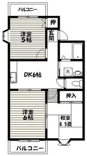 コートプロヴァンス【2階】の間取り