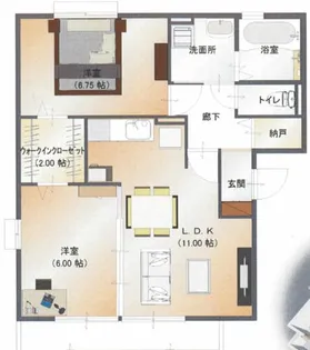 ケントスクエアⅢ【3階】の間取り