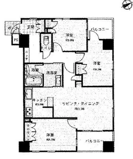 兵庫県姫路市綿町【マンション】の間取り