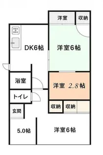 福岡県北九州市小倉北区熊谷2丁目【一戸建】の間取り