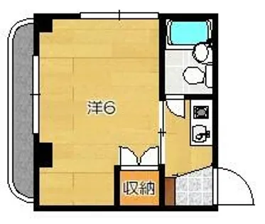 京都府京都市中京区西ノ京船塚町【マンション】の間取り