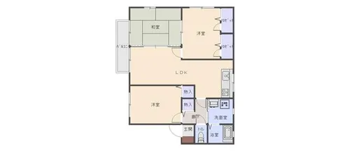 プラティーク・ヴィラA棟【201号室】の間取り