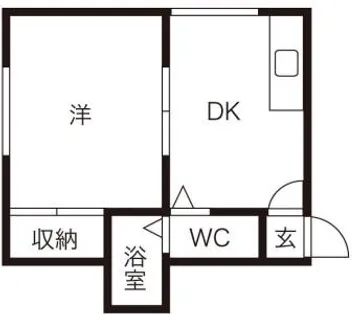 パレス北30【201号室】の間取り