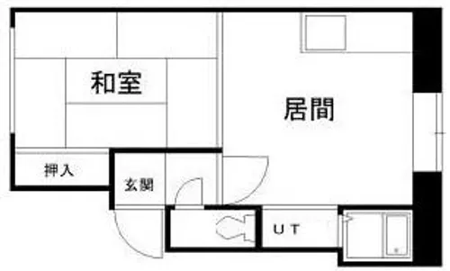 北海道札幌市北区新川一条4丁目【アパート】の間取り