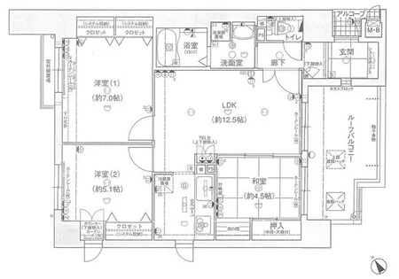 大阪府大阪市北区天神橋6丁目【マンション】の間取り