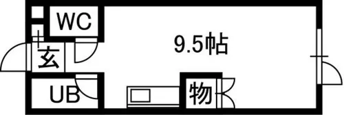 プレザントMS【205号室】の間取り