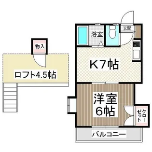 ウイングプラザ21【106号室】の間取り