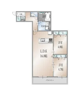 ShaMaison Grande Albero 106【1階】の間取り