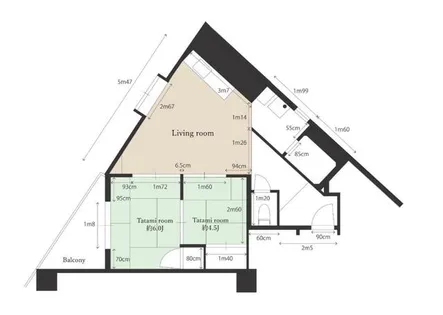 堀川シティハイツ【601号室】の間取り