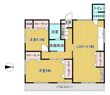 福岡県北九州市八幡西区大浦1丁目【アパート】の間取り