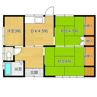 福岡県北九州市小倉南区蒲生1丁目【一戸建】の間取り