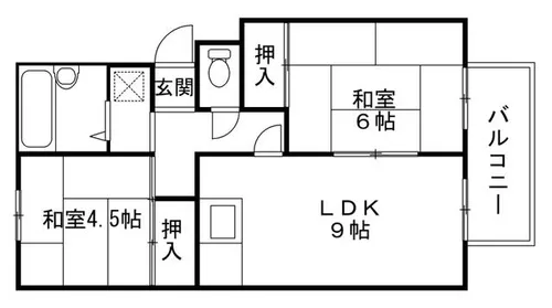 コーポ花【2階】の間取り